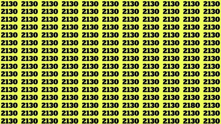 视觉错觉眼测试：如果你有鹰眼，请在33秒内找到数字2180