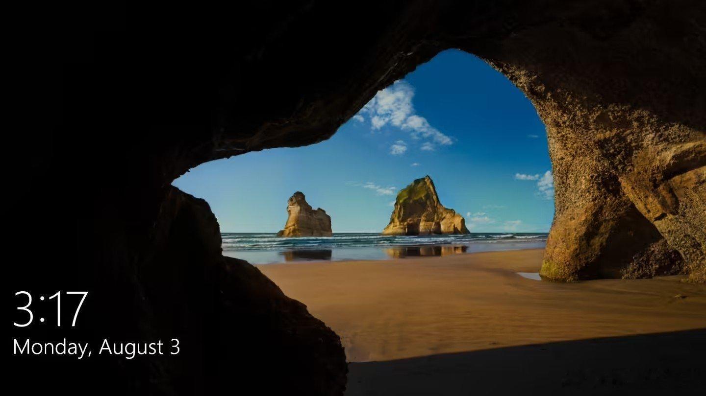 【Win10锁屏壁纸取景地成网红打卡点】新西兰一海滩因Win10壁纸爆火8月4日