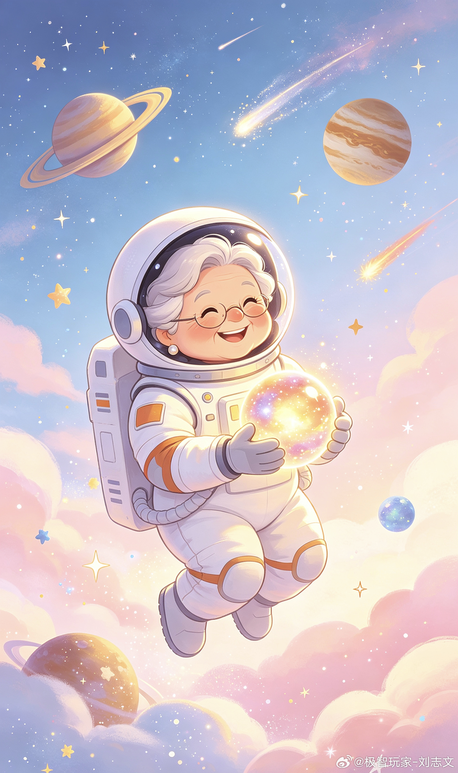 佛山73岁奶奶拿下太空船票果然，退休之后才有星辰大海啊问题来了，我啥时候能退休，