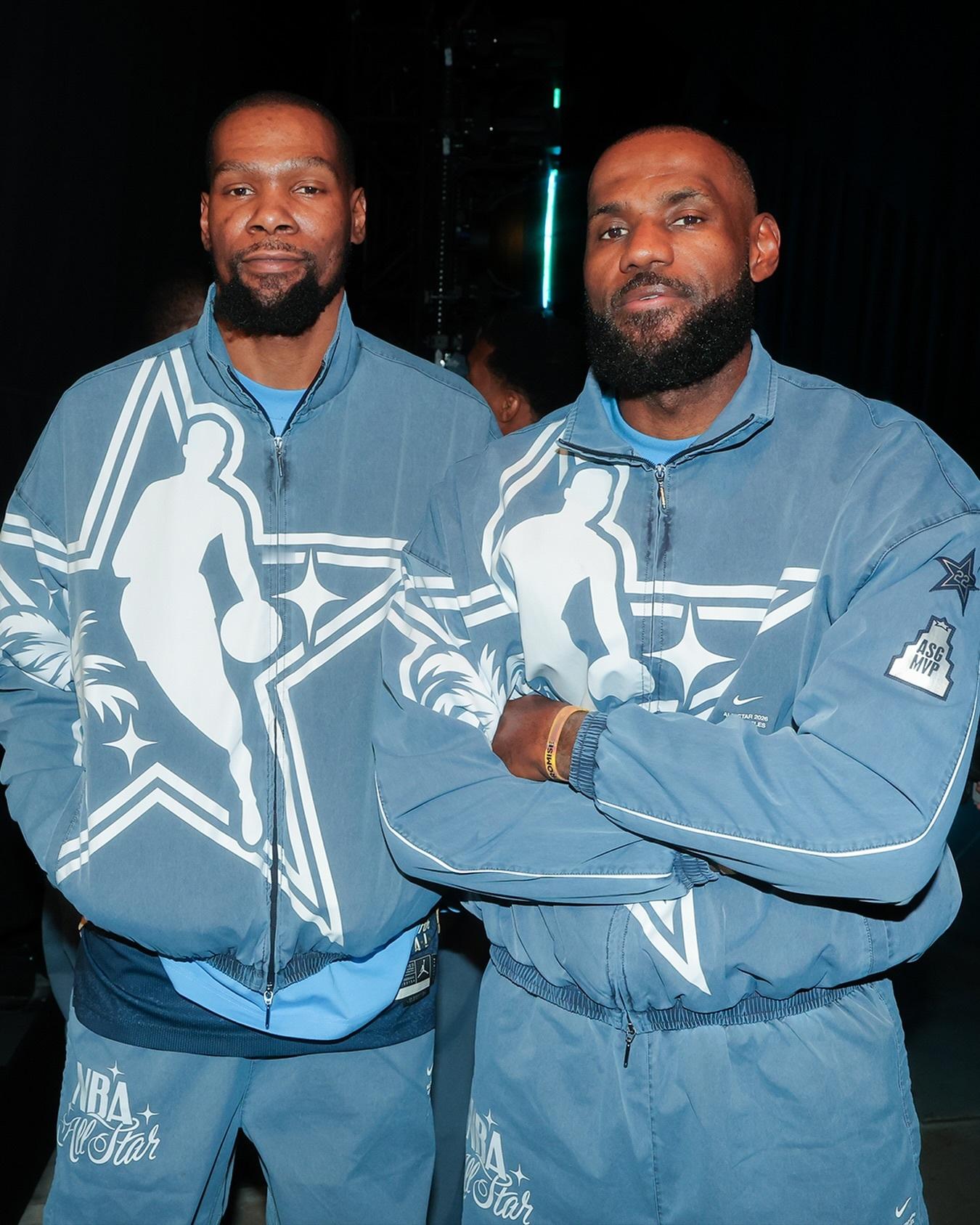 KD & LBJnba全明星