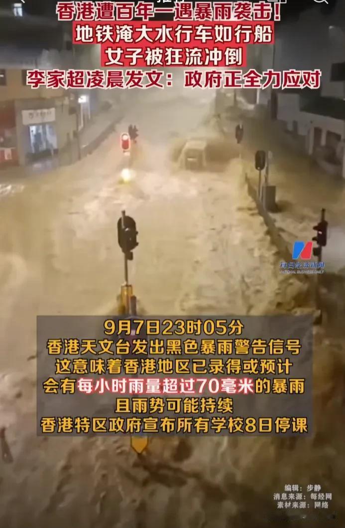 香港百年一遇暴雨袭击
感觉这几年天灾太多了
人类在大自然面前还是太弱小了
好好保