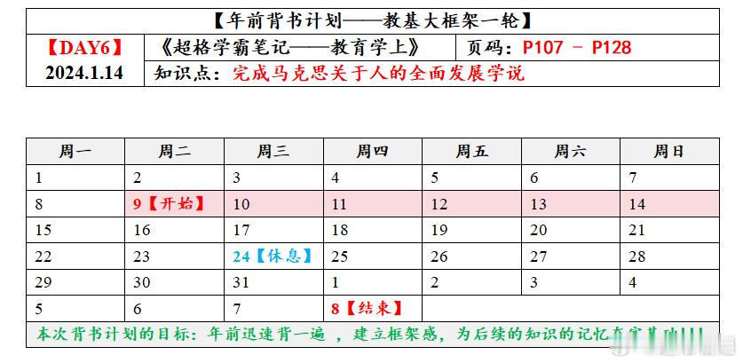 #山东超格年前背诵计划# 年前背诵计划第六天任务已发布背过的书都会化成我们卷子上