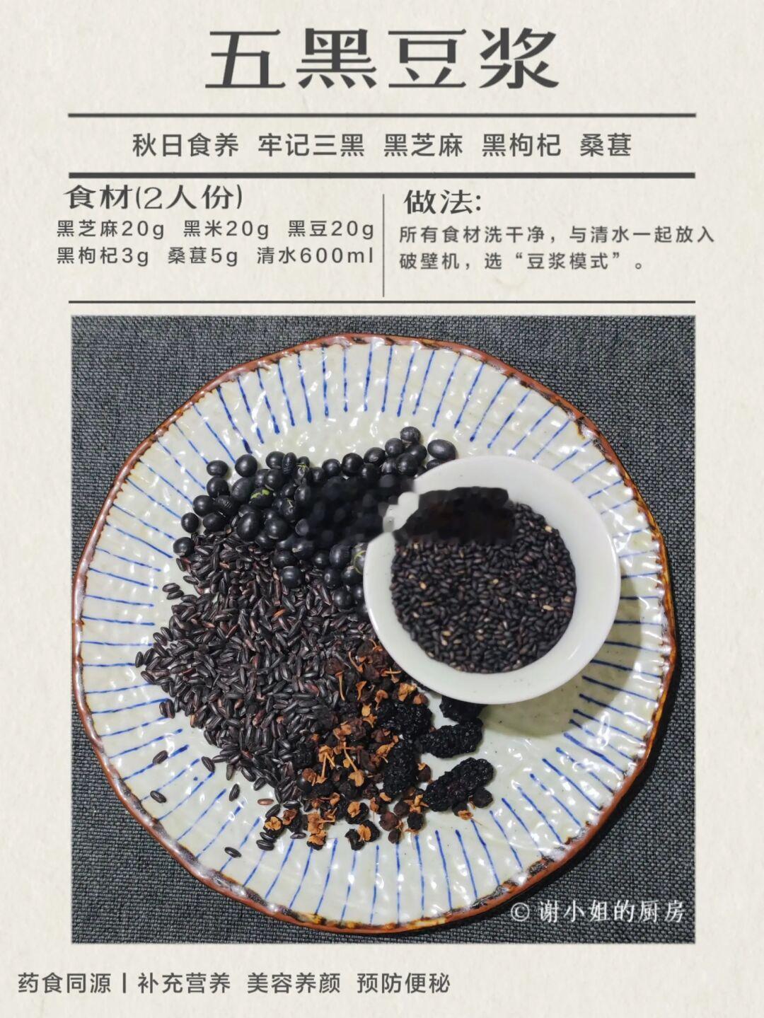 五黑豆浆Ⅰ破壁机食养的第6天，养什么💃