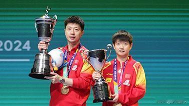 乒乓球世界杯：马龙三度封王 孙颖莎首加冕
2024澳门国际乒联世界杯21日落幕，