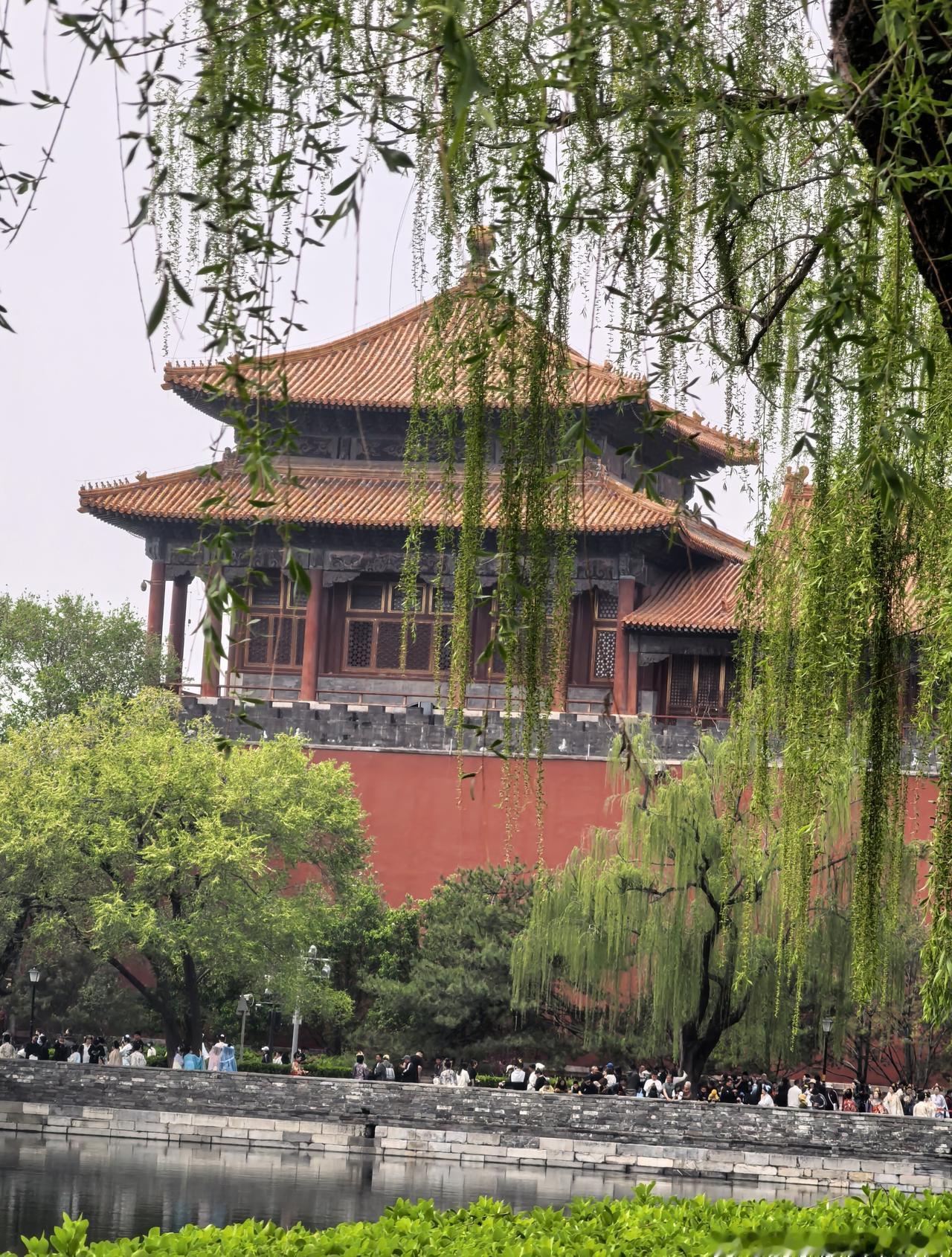 天街小雨润如酥，草色遥看近却无。最是一年春好处，绝胜烟柳满皇都。前天久旱的京城终