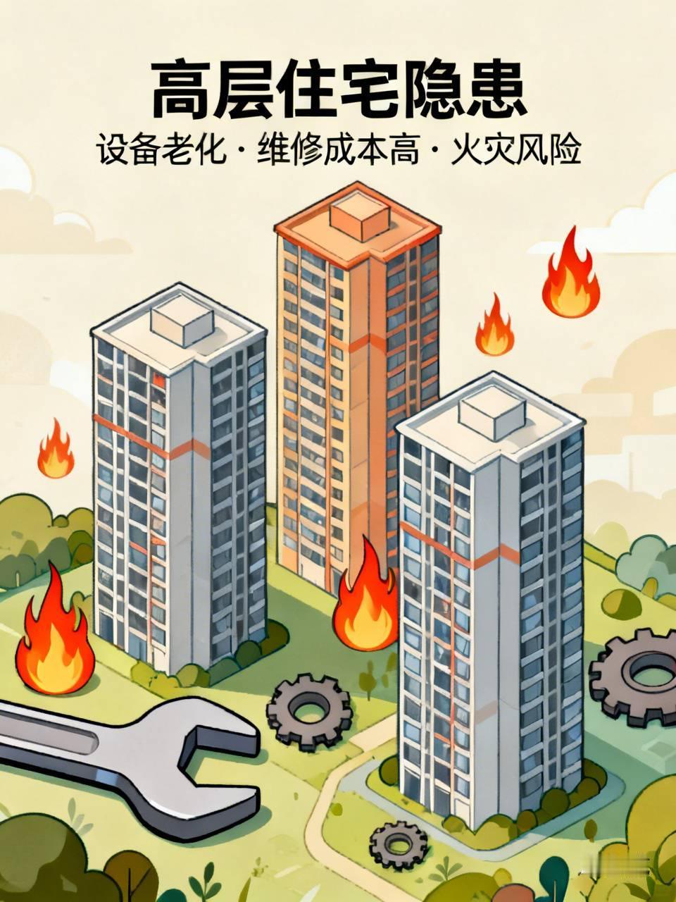 拆掉高层住宅是不是我们这代人的任务不好说，但高层住宅未来隐患确实不少。中国高层住