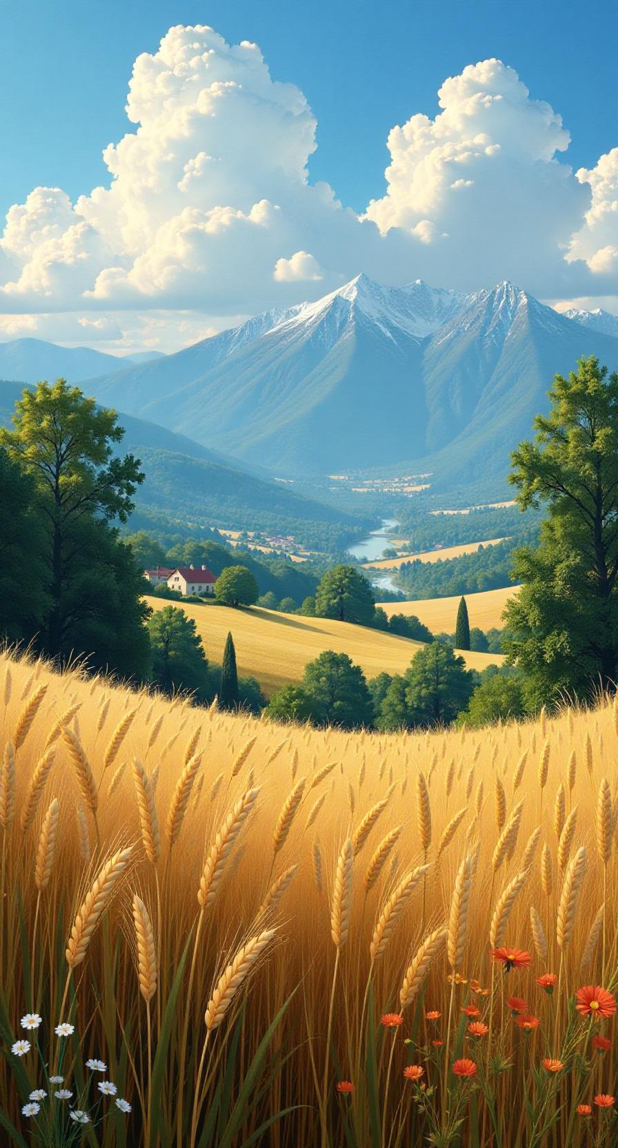 那时做麦糊稀饭可费功夫哦，（其实就现在麦片粥，）我妈把捡来的麦穗揉搓，甩打，再用