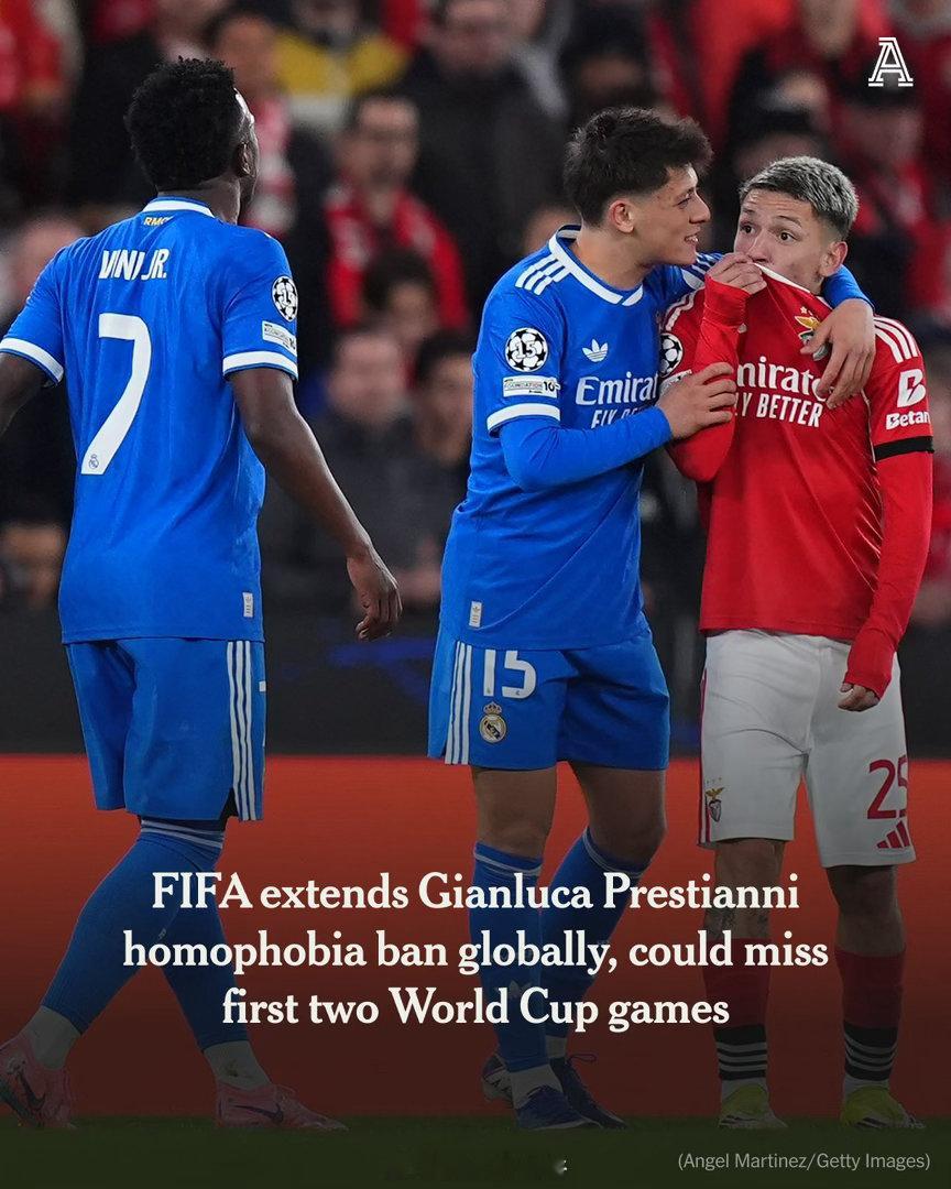 由于国际足联（FIFA）接受了欧足联（UEFA）将其禁赛令扩大至全球范围的请求，