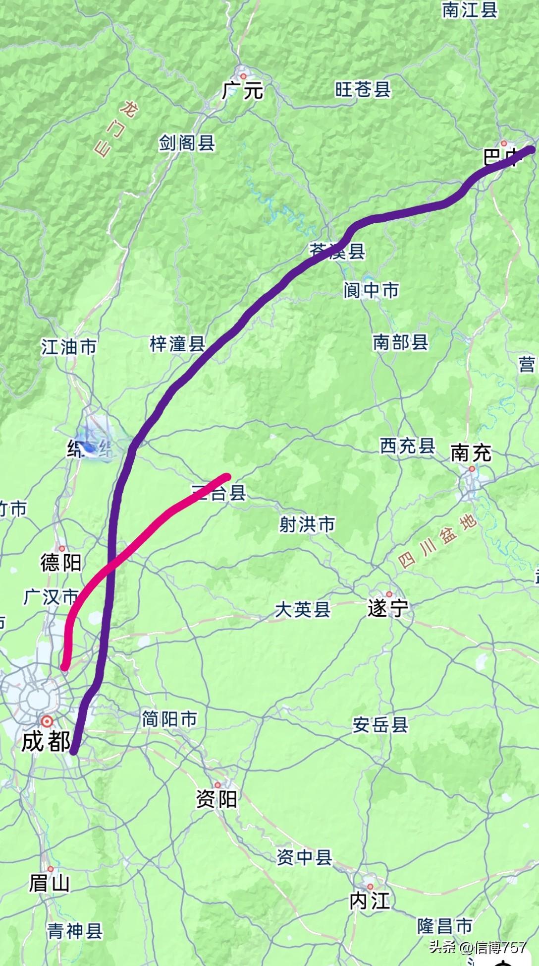西成高铁二线与成三城际铁路有可能是两条不同的铁路路线。目前，天府站正在修建，很快