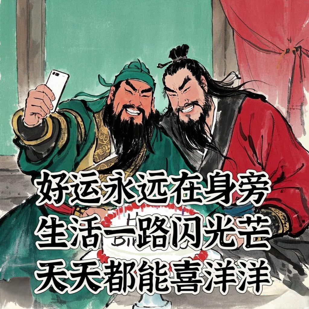 古风三国生日表情包，告别千篇一律的生日文案，发朋友圈、送朋友都氛围感拉满✨
桃园