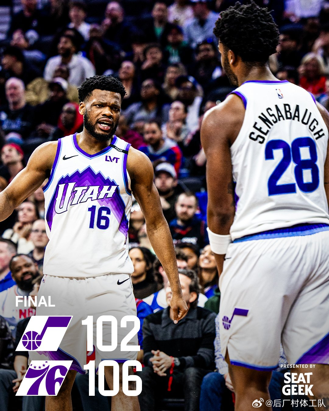 爵士成功7连败 恭喜多过遗憾？最后不到5分钟，爵士领先6分，当然，这分差被逆转也