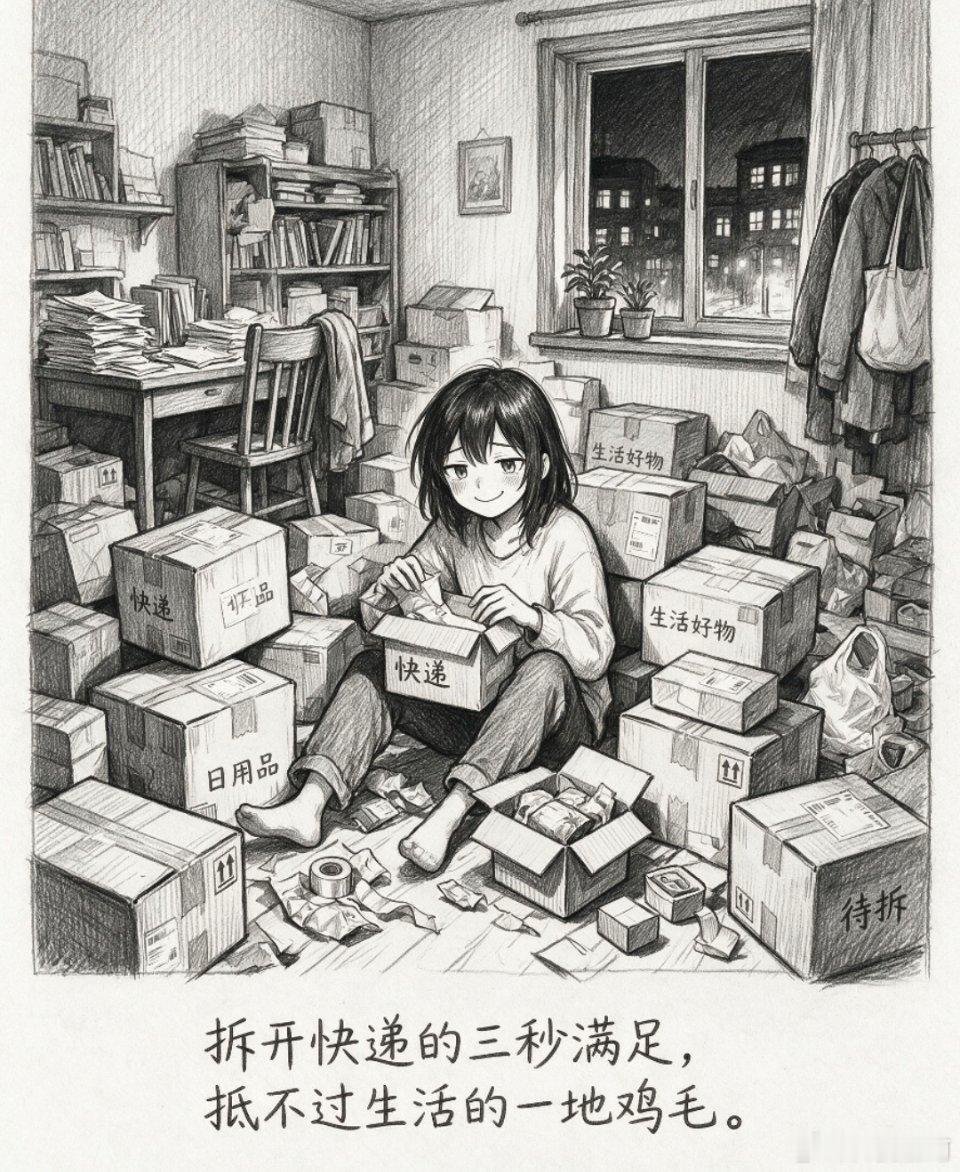 越不自由，物欲越高 这是心理学里的补偿机制——当你对生活没有掌控感，就会通过买东