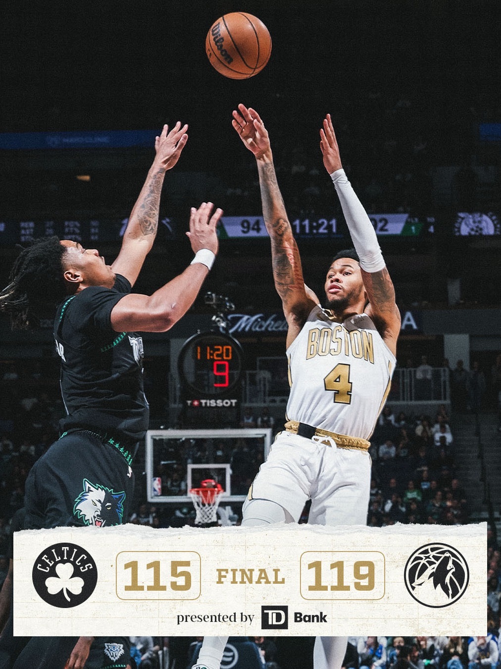 凯尔特人国度 FINAL : Boston Celtics 【 115-119 