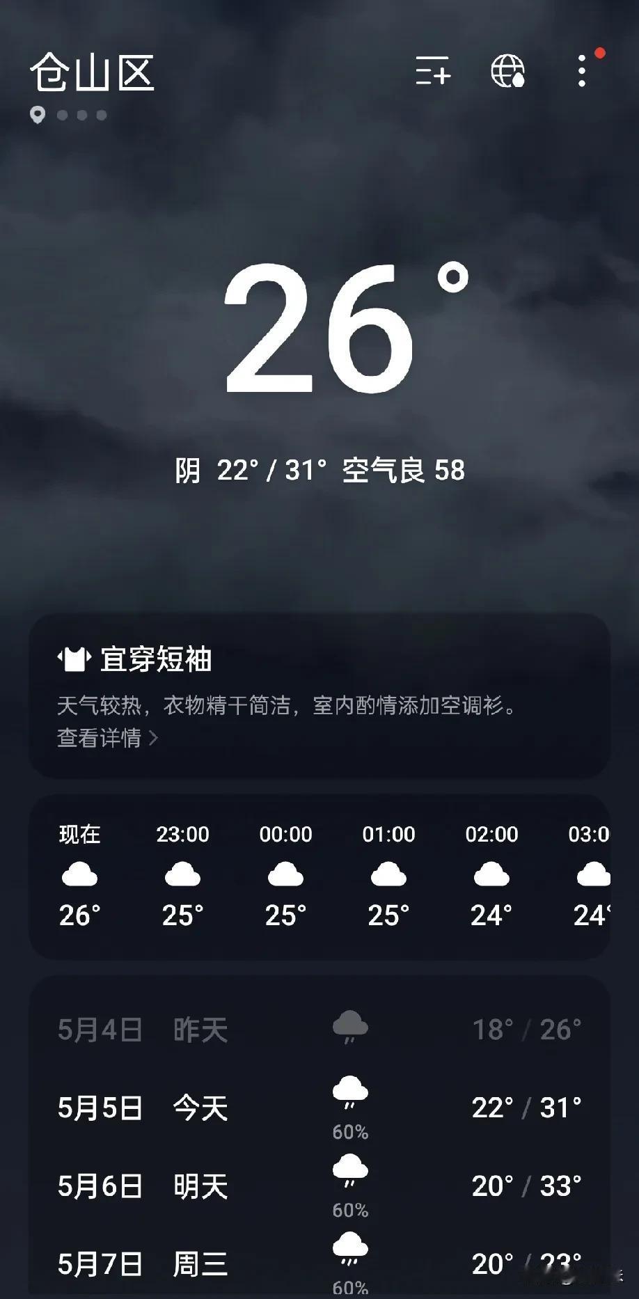 一张图记录我家的天气情况