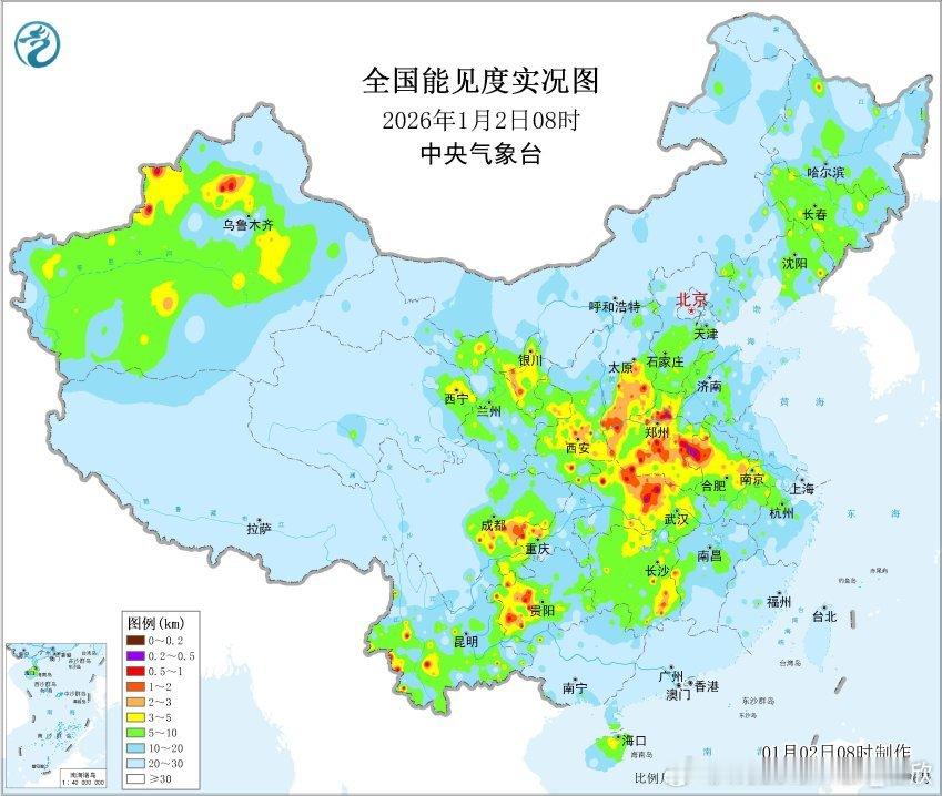 【雾和霾】今晨在河南湖北安徽部分地区出现大雾，对应降雪过后湿度大，夜间-清晨气温