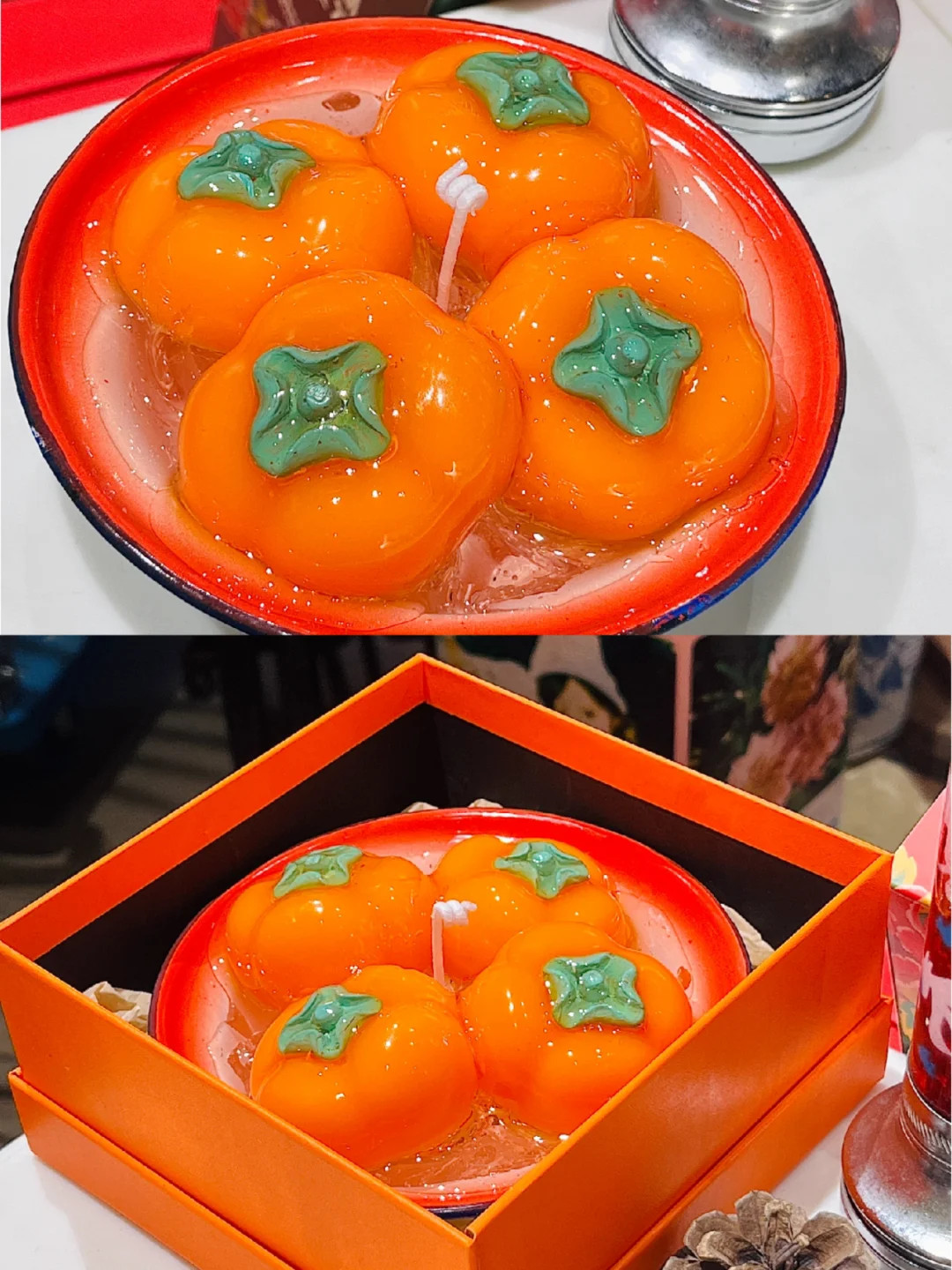 化不开的东北情✨春城好柿香薰蜡烛🍊
