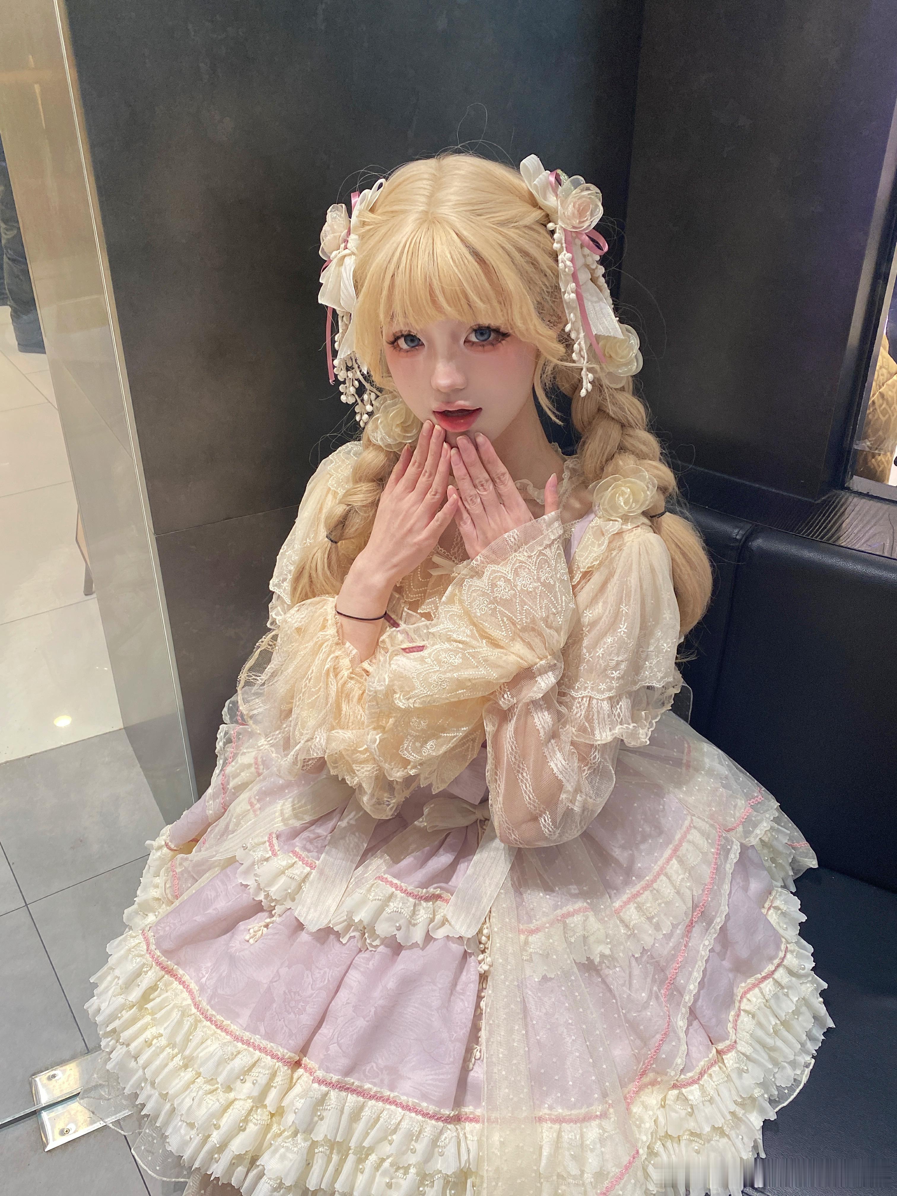 寻香山茶上身也好doll#猫芮可[超话]##lolita上新##lolita# 