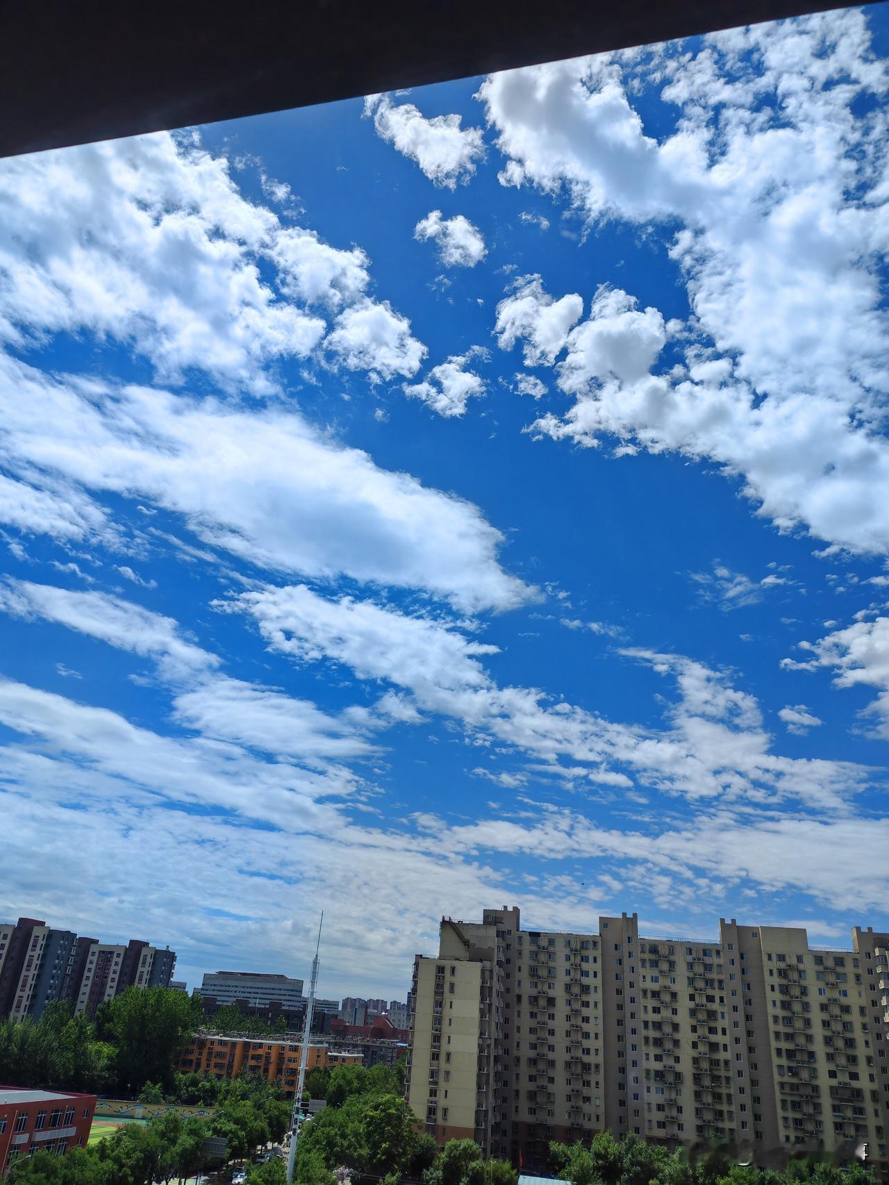 北京的蓝天
喜欢
享受
美好的早晨
从看蓝天开始