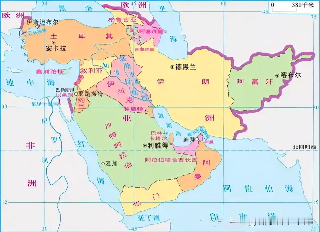 影响中东的局势的不仅仅是石油，包括石油在内，起码还有三个地缘因素在左右中东局势。