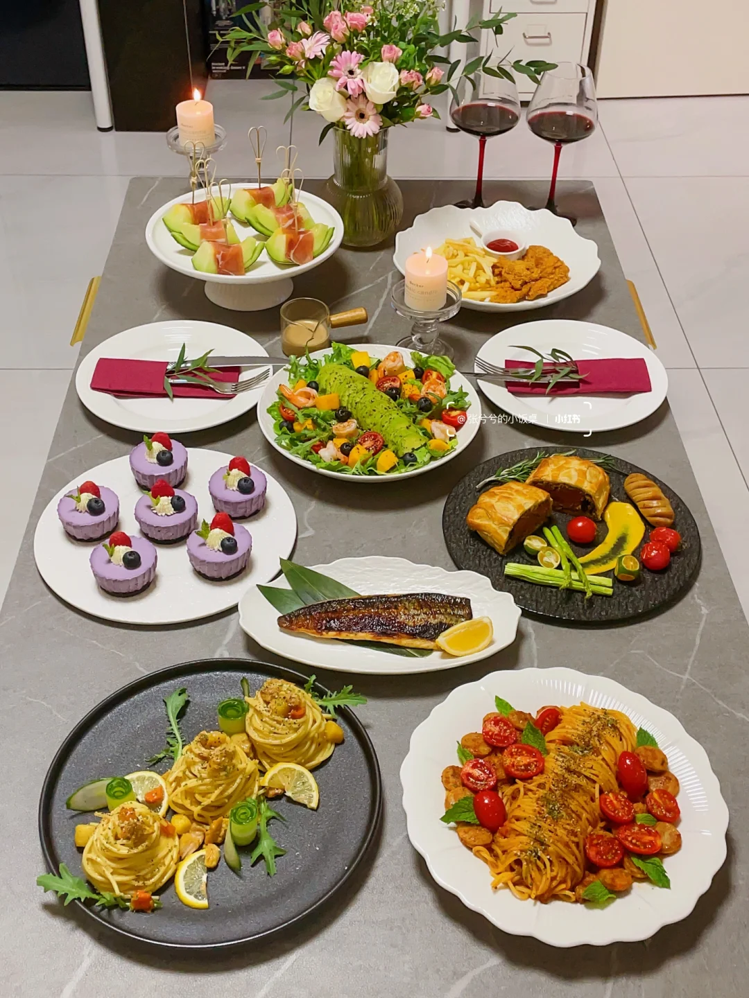 在家吃出高级感🌹用美食表达爱，把氛围拉满