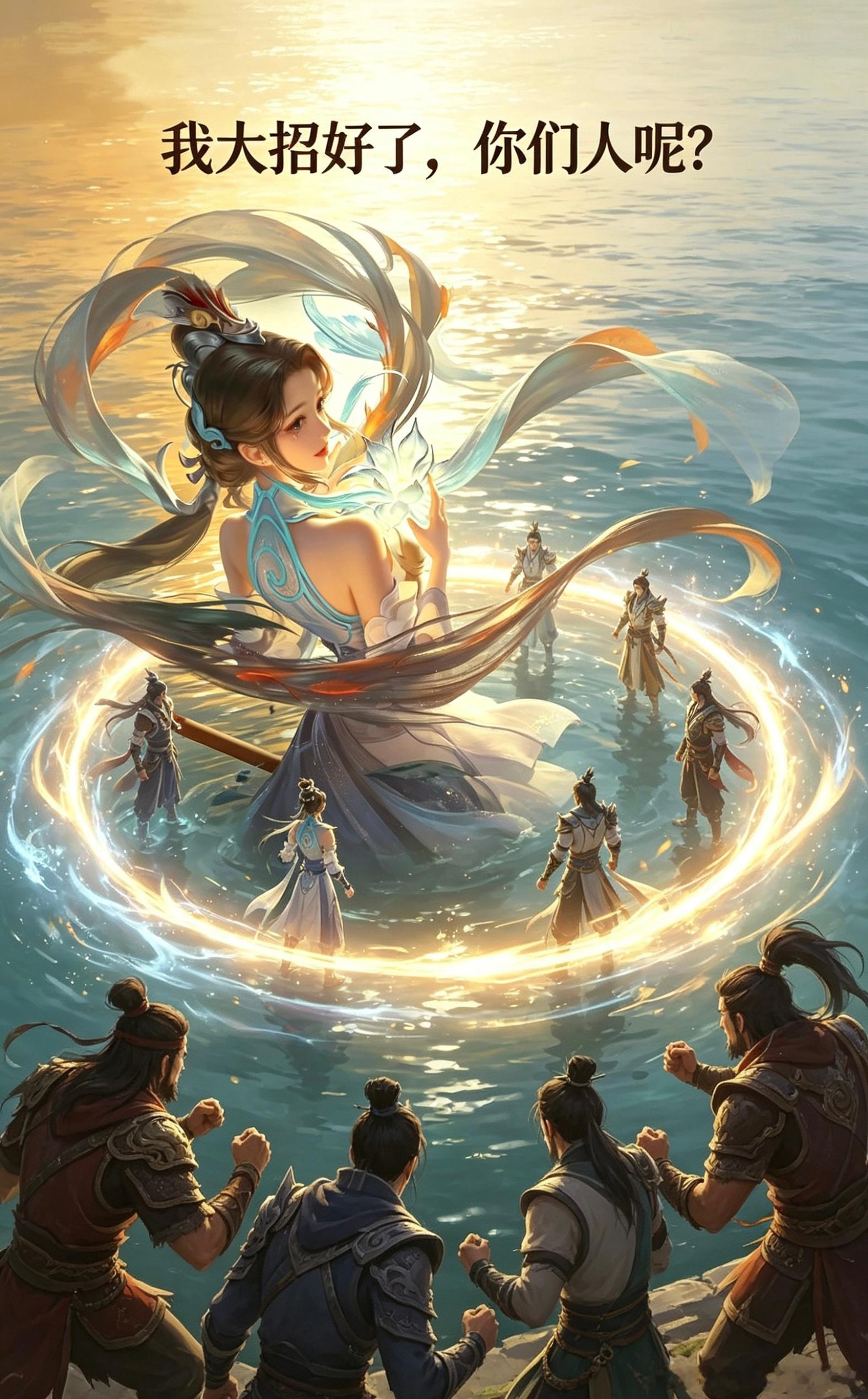 王者荣耀  大乔放了个回城圈:我大招好了，你们人呢？？王者五五开黑节王者五五有奖