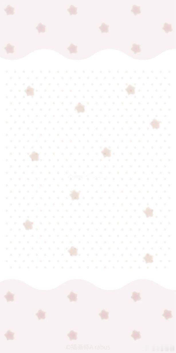 WeChat — ins白底波点星星聊天壁纸^_−☆ 