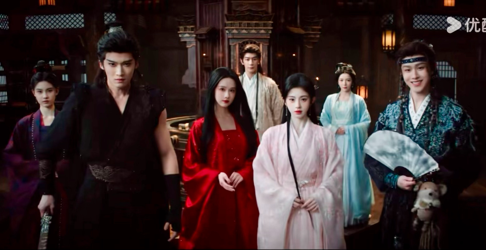 月鳞绮纪开播答应我，以后古偶群像帅成美成这样才能拍升格长镜头好吗