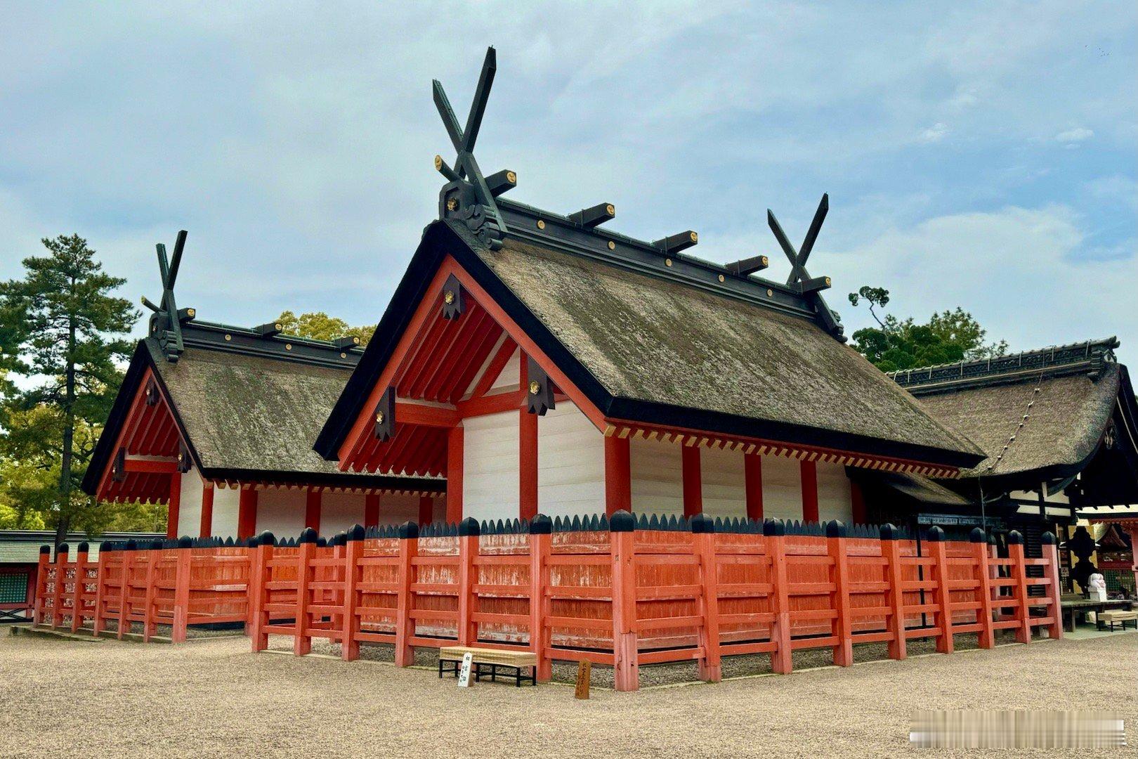 参观遣唐使的出发地，大阪住吉大社。大阪是日本自古以来非常重要的港口，住吉大社所在