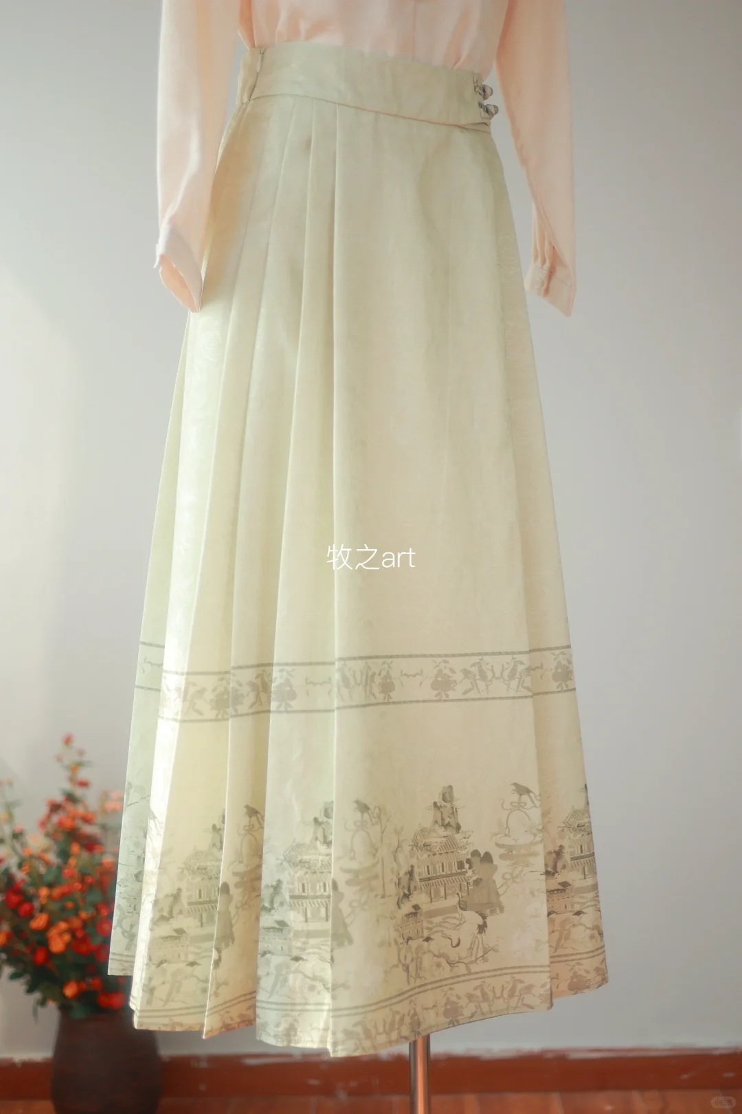 日常别致的改良半身裙|新中式马面元素