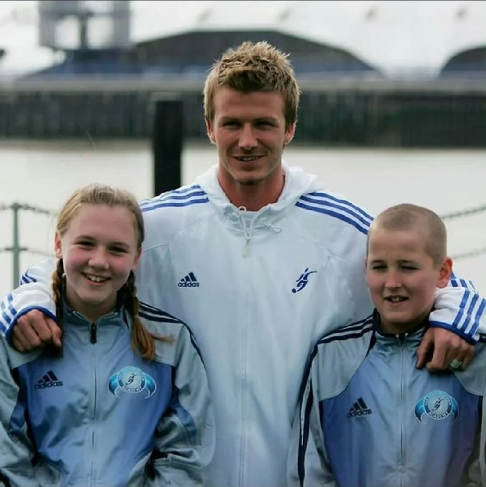 12岁的凯恩和贝克汉姆