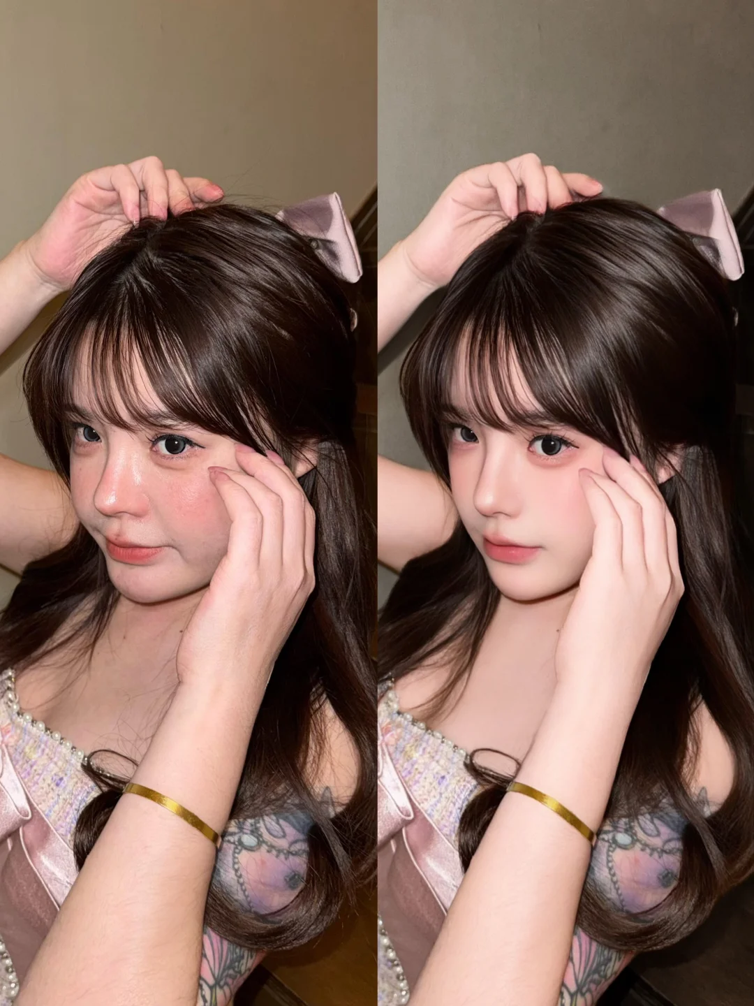 高手p图从不一眼假，修出氛围感美女