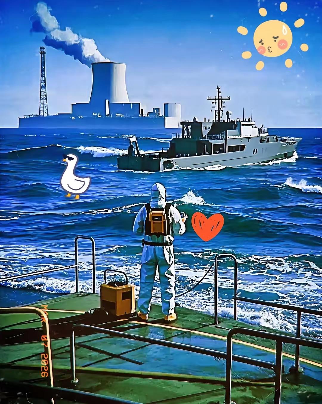 昨天上午10点，没多少人注意的时候，日本福岛核电站悄悄开启了第18次排海。

嘿