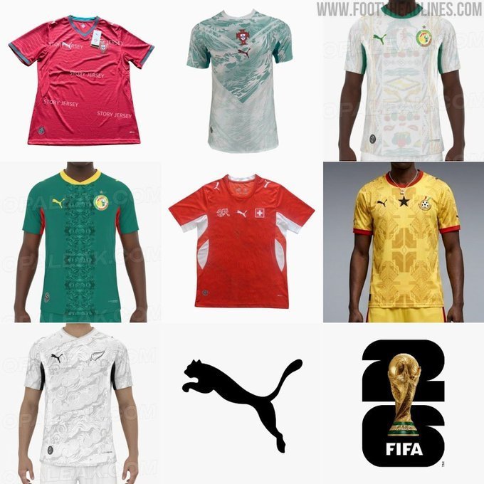 C罗 据FootyHeadLines：Puma将于12月初推出世界杯战袍 