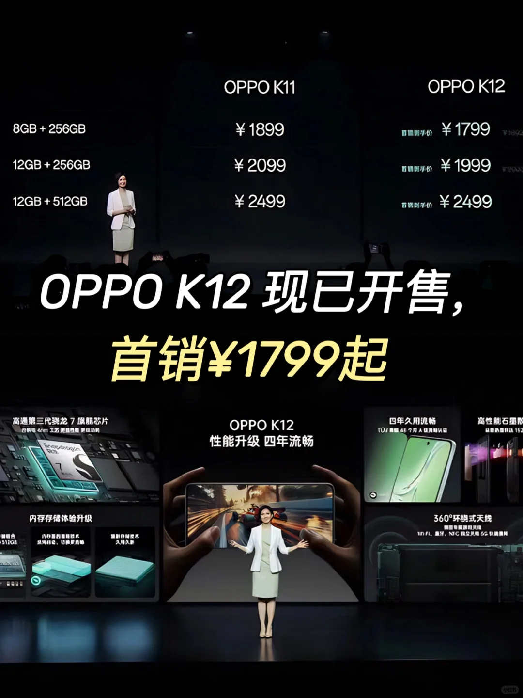 OPPO K12 来袭|高颜值抗摔又耐用的直屏手机