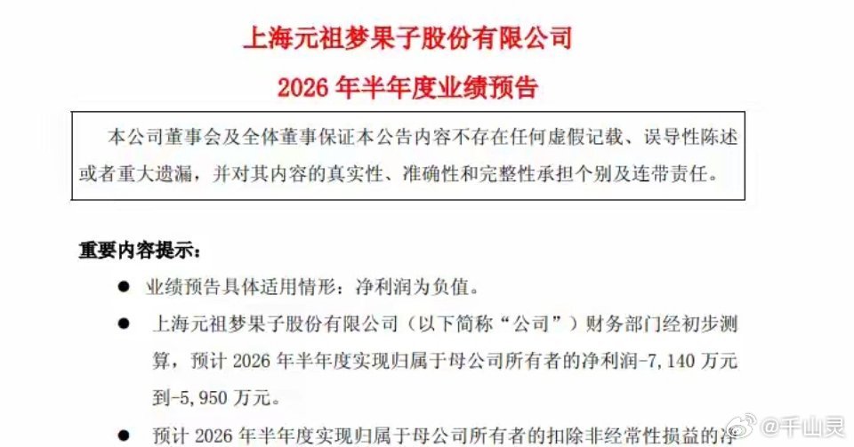 突发！昨晚52家公司发中报业绩预减公告，最高降58倍，小心别踩雷昨晚，我们复盘了