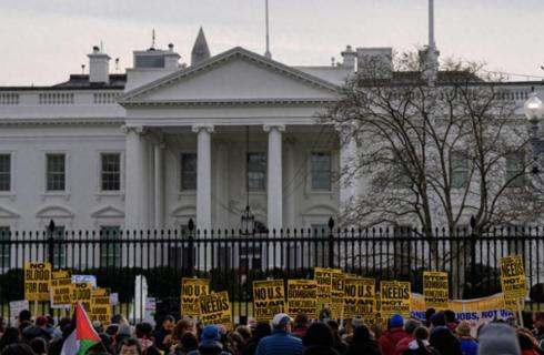 【美多地抗议美对委侵略，委政府斥其霸权行径】本周六，美国多地爆发抗议活动，反对美