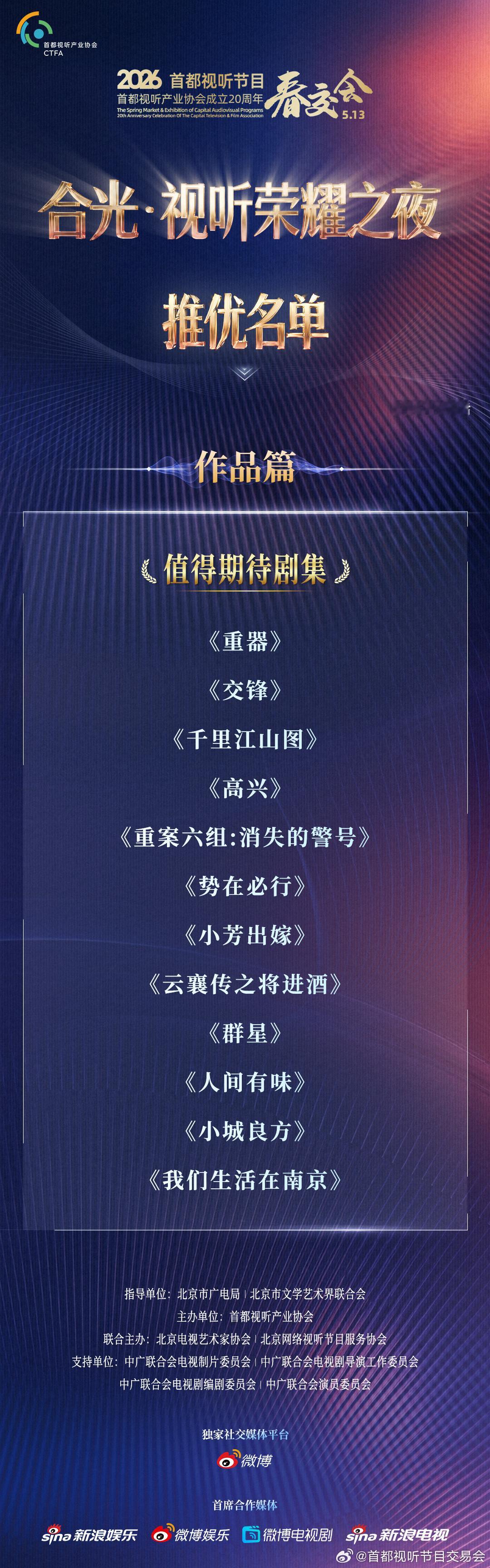 首都视听 春交会值得期待剧集🈶来看看《重器》黄景瑜 蒋奇明《交锋》王凯 彭昱畅