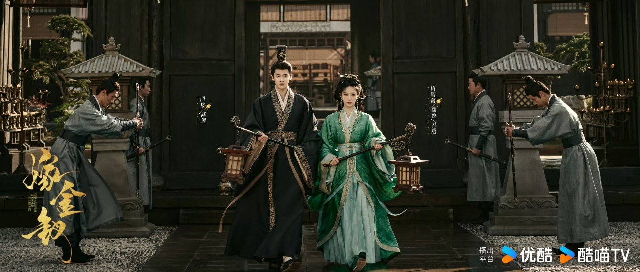 田曦薇闫桉双人剧照 田曦薇闫桉新剧嫁金钗cp感 田曦薇闫桉双人剧照来啦 