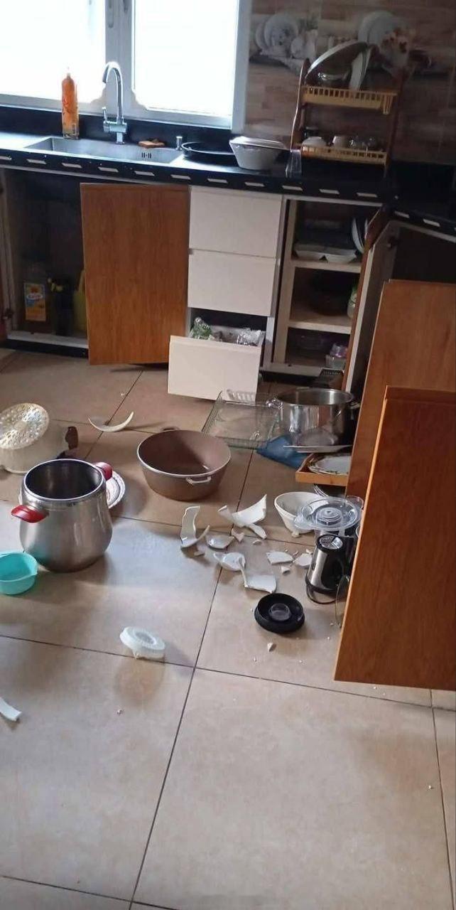 昨天晚上，巴勒斯坦约旦河西岸地区布鲁明村遭到犹太人非法定居者暴徒袭击的结果。巴以