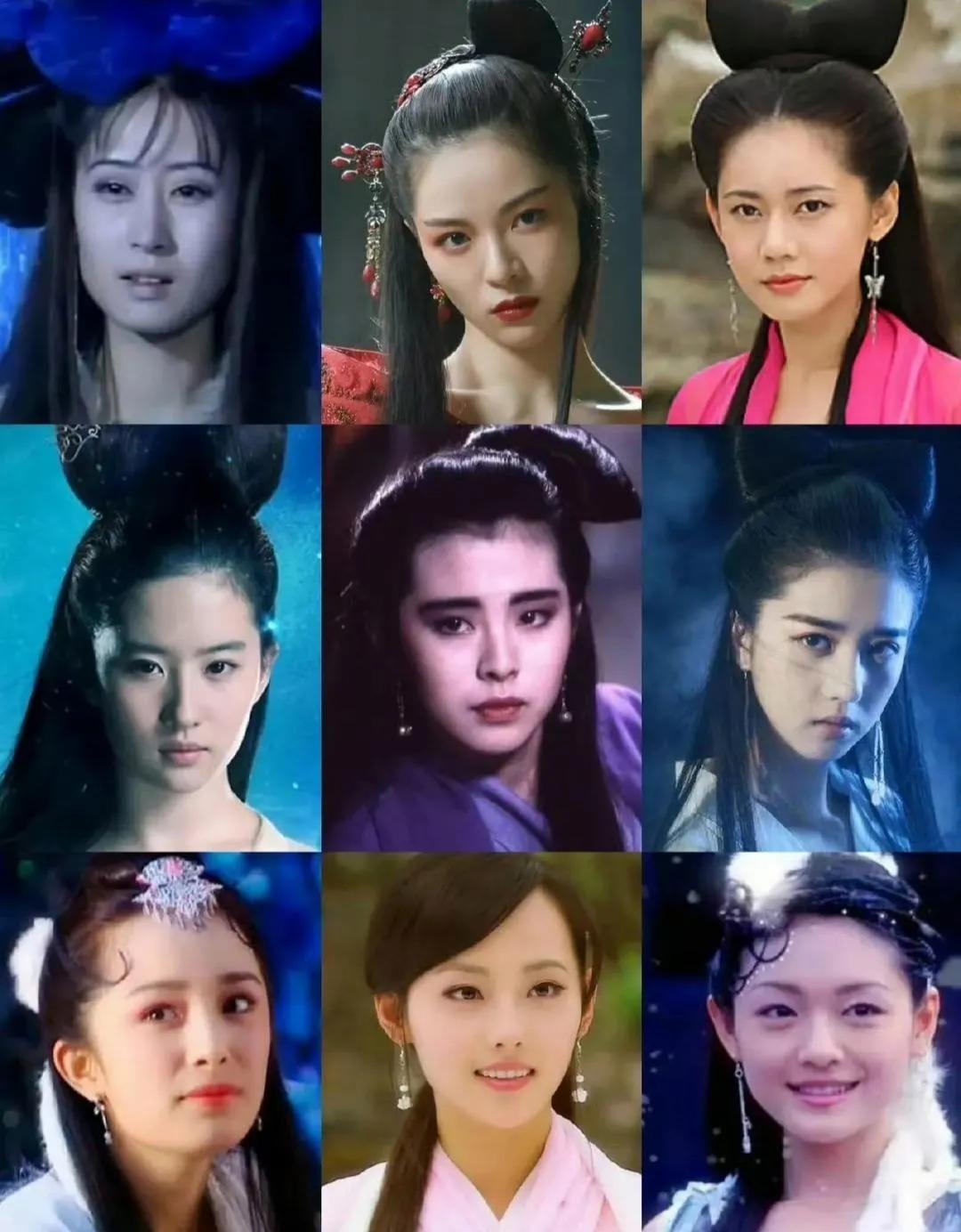 都是聂小倩，个人最喜欢的是王祖贤版本的聂小倩。
#女明星古装剧照# 
#谁是玉女