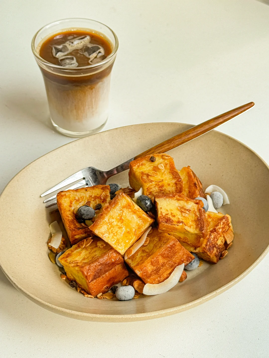 好吃的brunch🍞开心果酱西多士