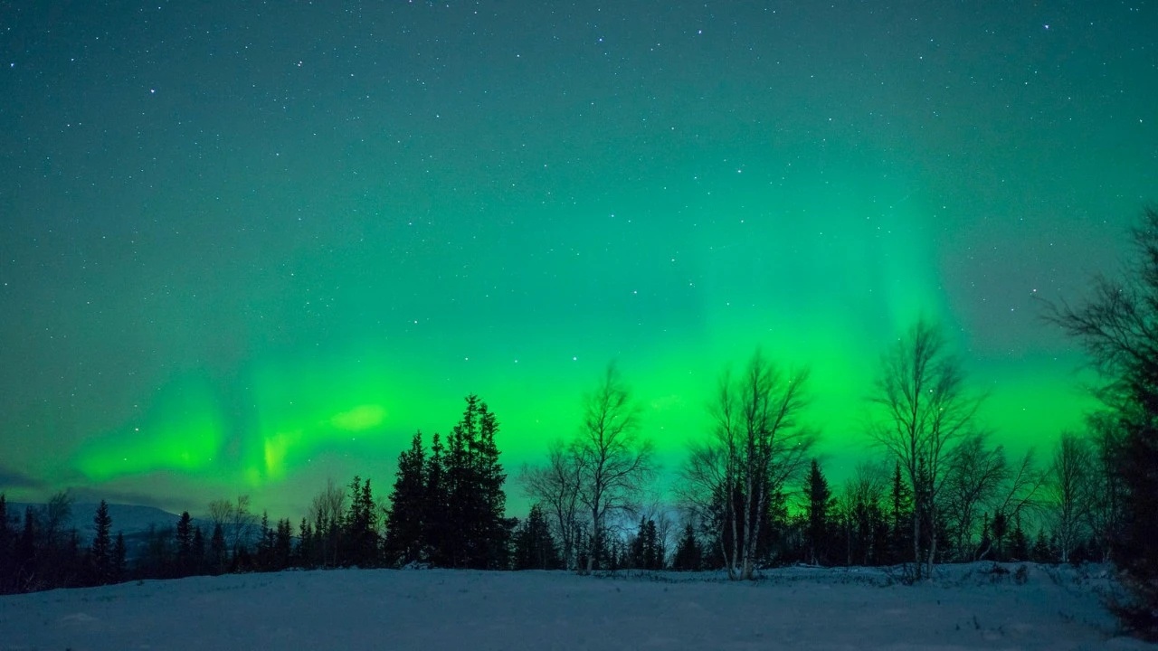 第一批追极光的受益者出现了极光永远只属于遥远、辽阔、远离城市的北方，你必须亲自去