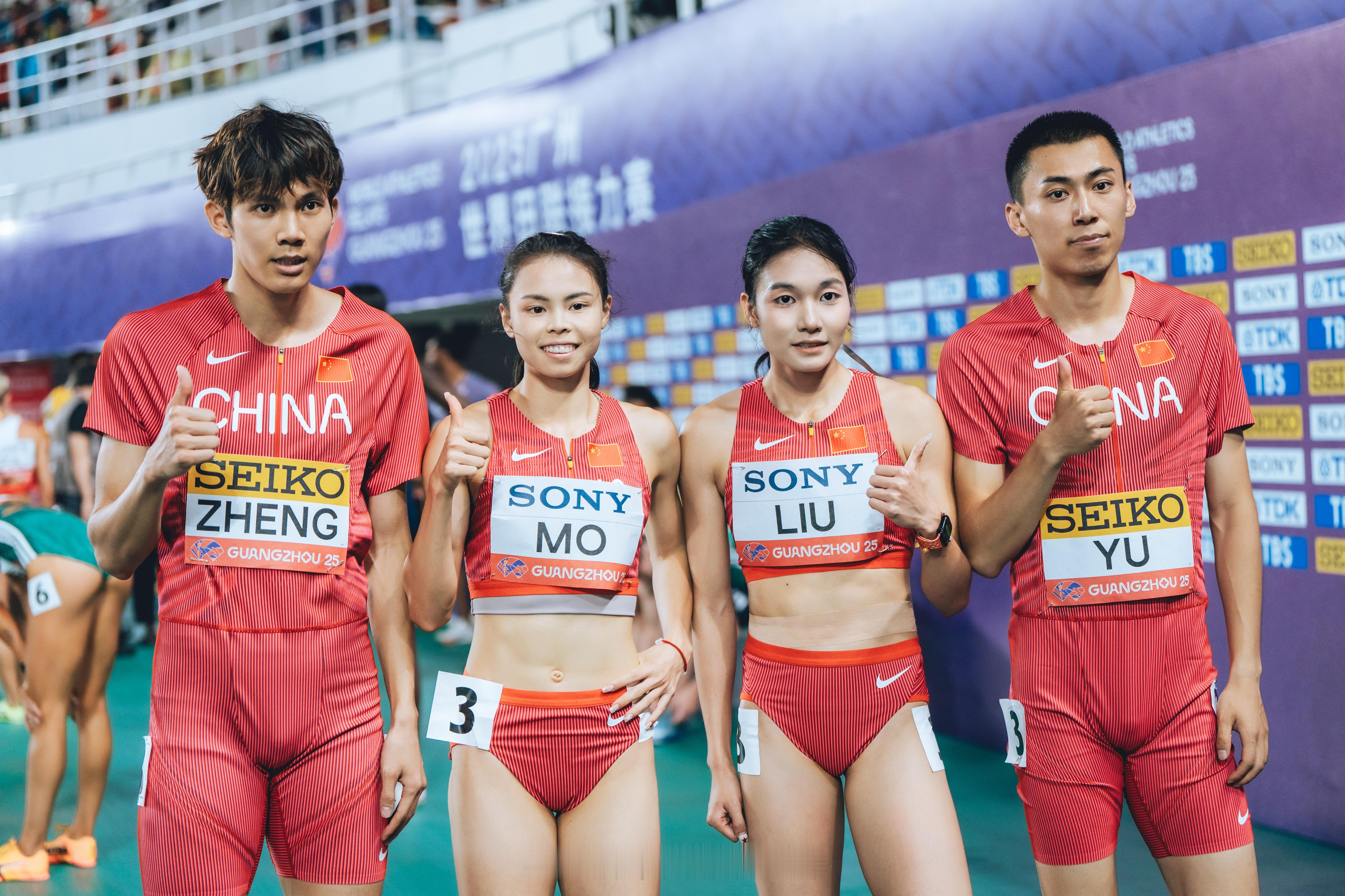 今晚2025广州世界田径接力赛 男女混合4×400米接力，将迎来list最强组合