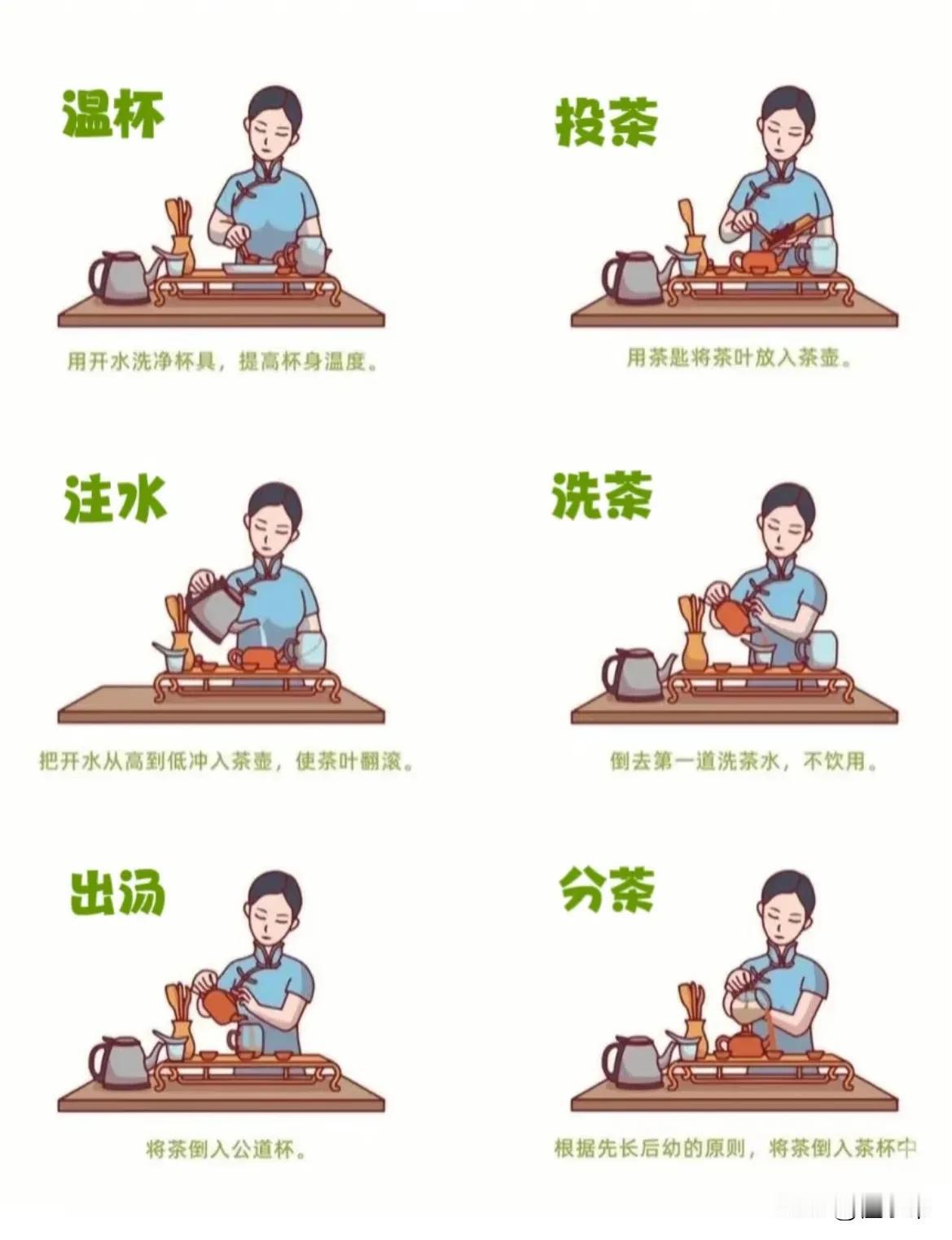 新手泡茶流程学这个就够了！
