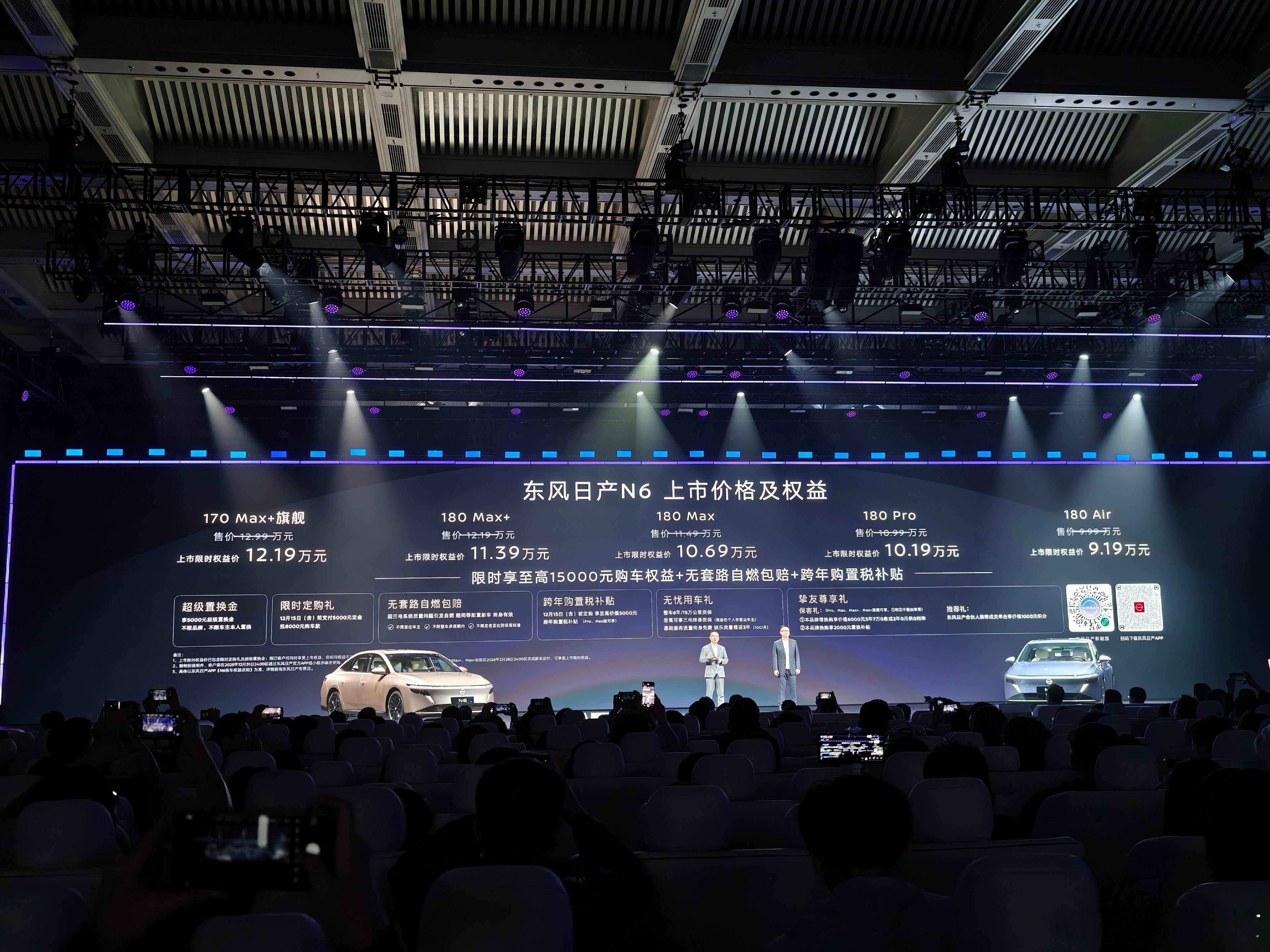 东风日产N6限时起售价9.19万元！作为经济型家庭用车，诚意十足了！四个二：20