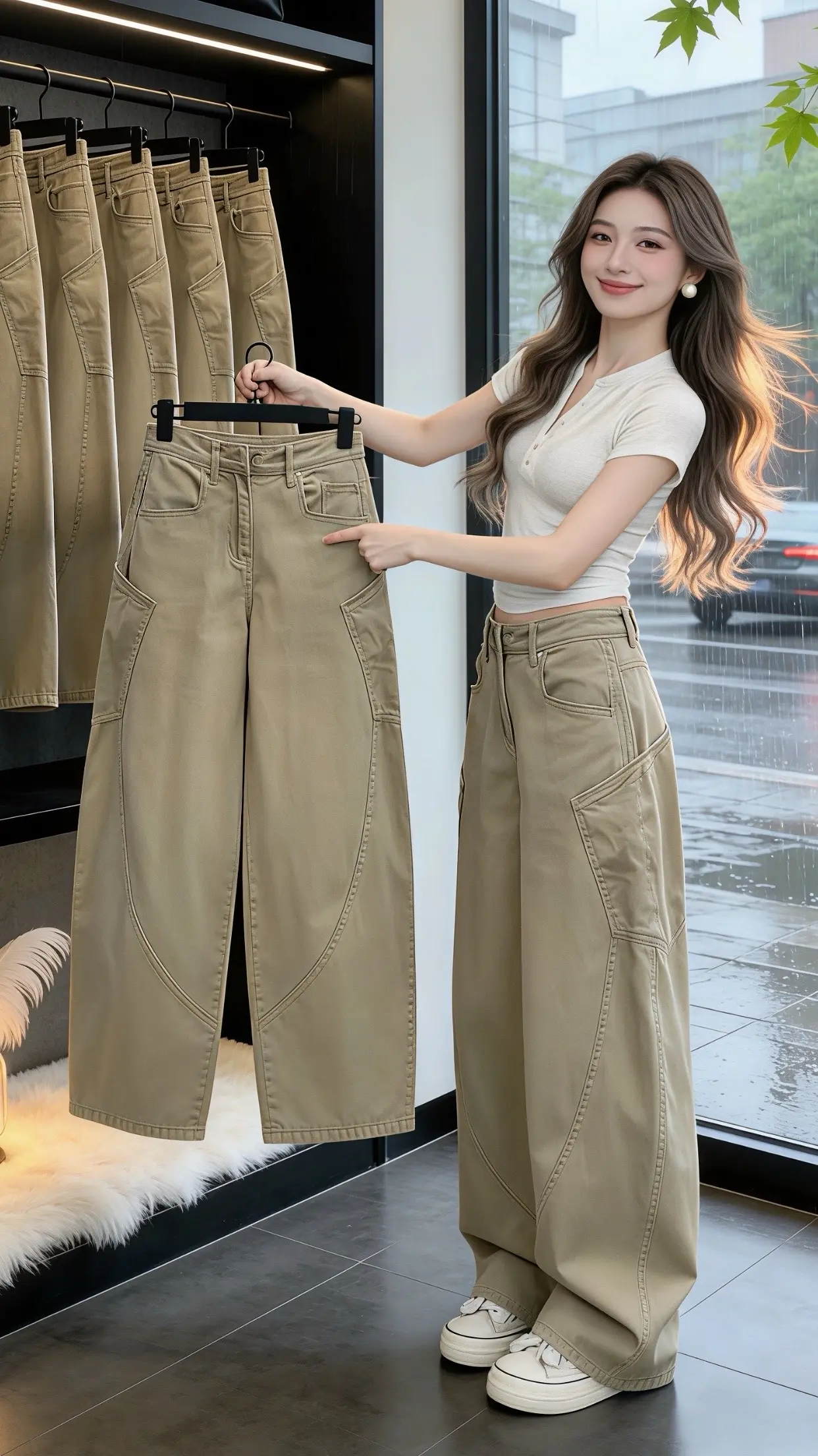 女生不费力的夏季穿搭 一眼就心动的夏季穿搭 显瘦显高显腿长裤子 一眼就...