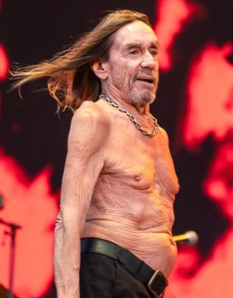 看伊基·波普的演唱会离得远的票价可以卖得贵一些。

79岁朋克教父Iggy Po