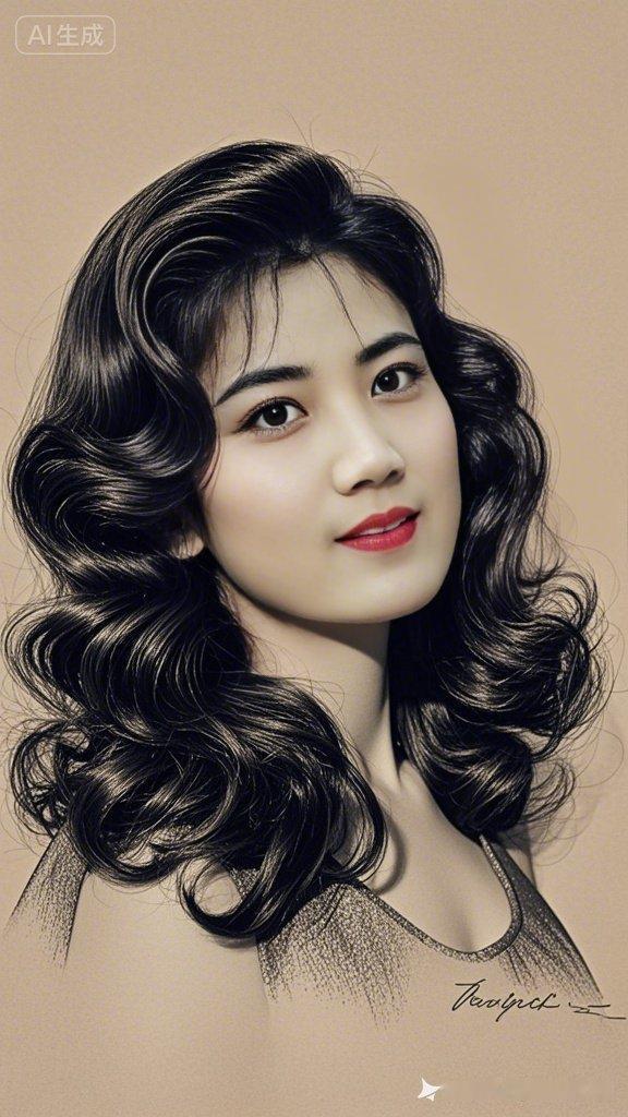 复古卷发，优雅迷人，尽显女性魅力！