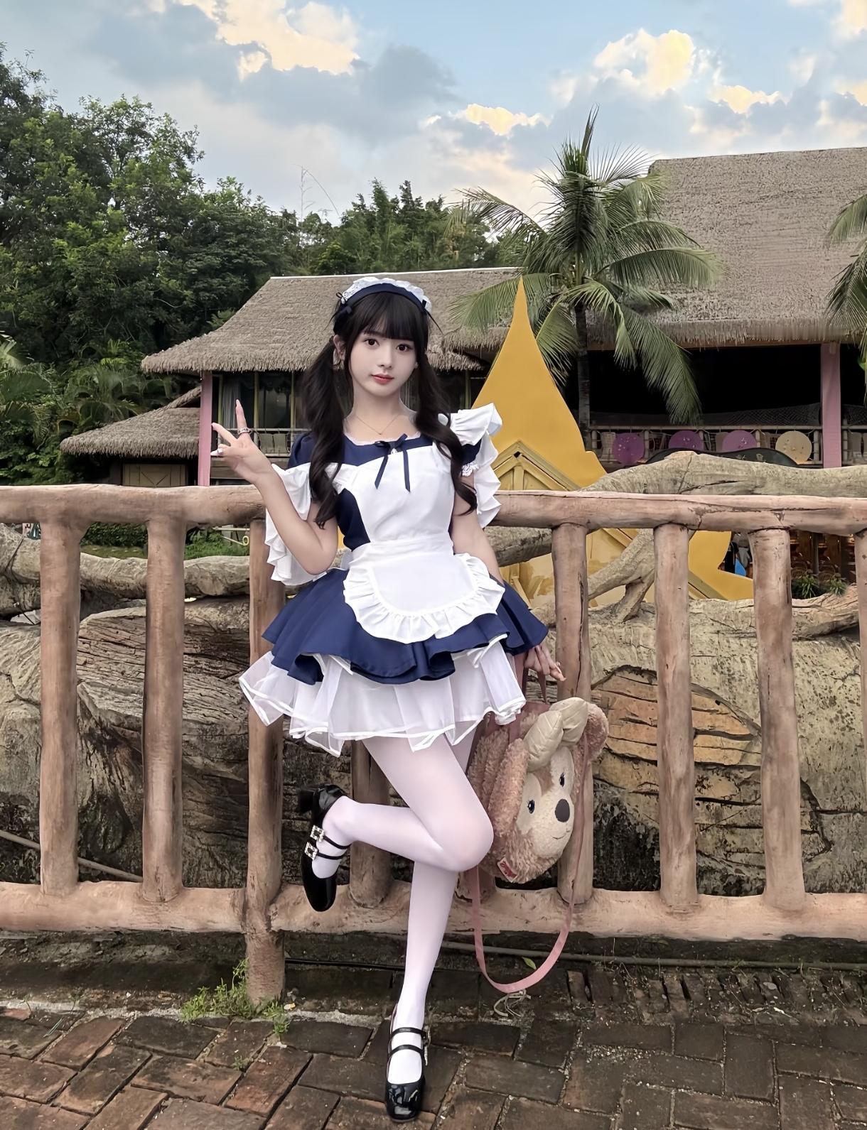 穿着女仆装四处旅游晒图笔记大赛有人拍过夜景照片吗拿出来晒一晒 请你分享一张自己拍