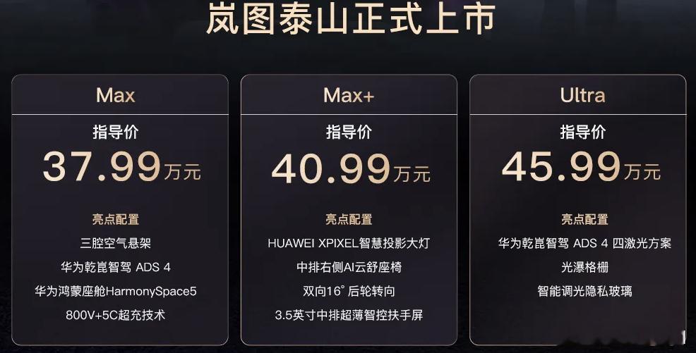 家人们，11月上市的岚图泰山可以说是华为系又一款卖爆的旗舰SUV，居然有人加价求